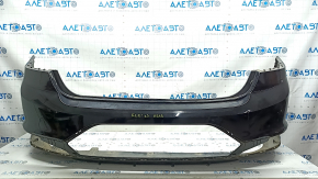 Rear bumper bare Hyundai Elantra AD 19-20 without parking sensors, black