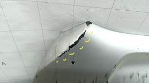 Front bumper lip trim Volvo XC90 16-19 scratches, broken mount