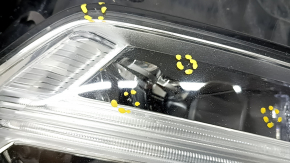 Headlight front left Volvo XC90 16-17 with blocks, LED, sand