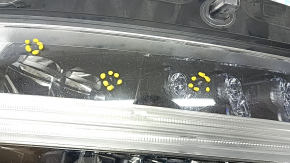 Headlight front left Volvo XC90 16-17 with blocks, LED, sand