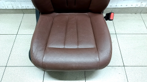 Passenger seat BMW X5 F15 14-18 with airbag, electric, BASE, leather brown TERRA, scratches