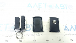 Volvo XC90 16-22 key type 2, keyless, 4 buttons, worn, chrome