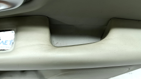 Door trim card rear right Volvo XC90 16-22 leather gray with black, under the curtain, gray stitching, armrest and insert gray leather, molding walnut, Bowers & Wilkins, scratches, for dry cleaning,