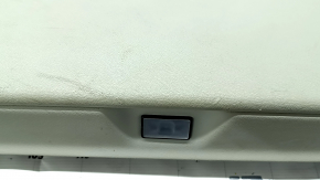 Door trim card front right Volvo XC90 16-22 leather gray with black, gray stitching, armrest and insert gray leather, molding walnut, Bowers & Wilkins, for seat memory, broken fastener