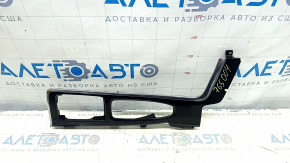 Upper center console trim Volvo XC90 16-22 black gloss, scratches