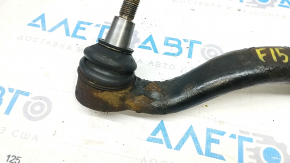 Front lower left arm BMW X5 F15 14-18 rusty, torn silent block