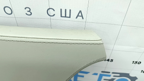Armrest center console Volvo XC90 16-22 nappa leather, gray, scratches, worn