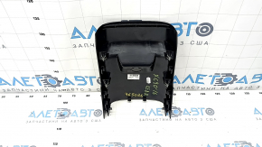Rear center console trim Volvo XC90 16-22 black, scratches