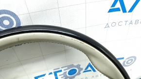 Steering wheel bare Volvo XC90 16-22 leather gray, with buttons, heated, without petals, scratches, worn, for dry cleaning