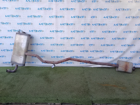 Exhaust pipe rear part with barrel Volvo XC90 16-18 T6 complete