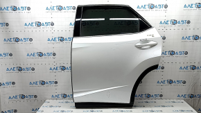 Door assembly rear left Lexus RX350 RX450h 16-22 keyless, white 085, butt