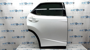 Door assembly rear right Lexus RX350 RX450h 16-22 keyless, tinted, white 085