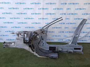 Front right quarter Audi A4 B8 08-16 on the body, silver