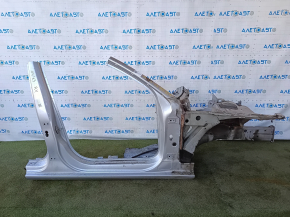 Front right quarter Audi A4 B8 08-16 on the body, silver