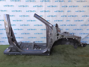 Front right quarter Toyota Highlander 14-19 graphite, on the body
