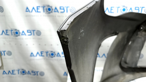 Front bumper bare Toyota Camry v55 15-17 usa, graphite, dents, broken fastening