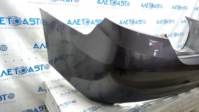 Rear bumper bare Toyota Camry v55 15-17 usa graphite, CAPA, dented, cracks