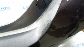 Rear bumper bare Toyota Camry v55 15-17 usa graphite, CAPA, dented, cracks