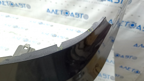 Rear bumper bare Toyota Camry v55 15-17 usa graphite, CAPA, dented, cracks