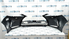 Bare front bumper Lexus RX350 RX450h 20-22 for parking sensors without headlight washers, white