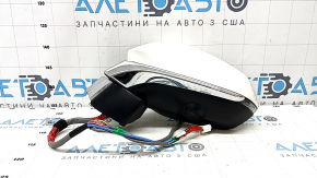 Side mirror left Lexus RX350 RX450h 21-22 turn signal, heated, auto-dimming, BSM, camera, white, 15+6 pins