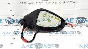 Side mirror right Lexus RX350 RX450h 21-22 turn signal, heated, auto-dimming, BSM, camera, white, 15+6 pins