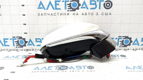 Side mirror right Lexus RX350 RX450h 21-22 turn signal, heated, auto-dimming, BSM, camera, white, 15+6 pins