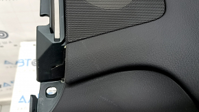 Torpedo front panel with AIRBAG Lexus RX350 20-22 black, gray stitching, worn