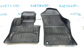 Set of floor mats Volvo XC90 16-22 for 2nd row, rubber