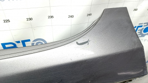 Left threshold Toyota Camry v55 15-17 usa graphite, scratches, dented, crack