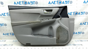 Door trim card front left Toyota Camry v55 15-17 usa gray, for cleaning, scratches