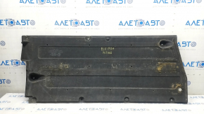 Right underbody protection Hyundai Elantra AD 17-20 tears, worn