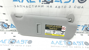 Left visor Lexus RX350 RX450h 20-22 gray, without hook