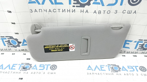 Right visor Lexus RX350 RX450h 20-22 gray, without hook