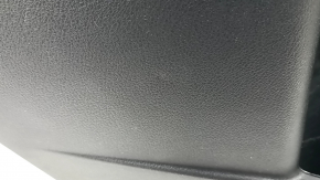 Door trim card rear left Lexus RX350 RX450h 20-22 black, insert and armrest black leather, gray stitching, molding under the tree, scratches, dents