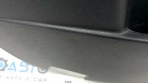 Door trim card rear left Lexus RX350 RX450h 20-22 black, insert and armrest black leather, gray stitching, molding under the tree, scratches, dents