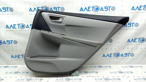 Door trim card rear right Toyota Camry v55 15-17 usa gray, scratches, for cleaning