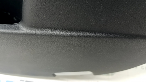 Door trim card rear right Lexus RX350 RX450h 20-22 black, insert and armrest black leather, gray stitching, molding under the tree, scratches, dents