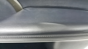 Door trim card front right Lexus RX350 RX450h 20-22 black, insert and armrest black leather, gray stitching, molding under the tree, dented