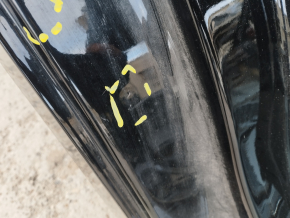 Quarter wing rear right Hyundai Elantra AD 17-20 on the body, black, pokes