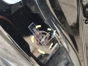 Quarter wing rear right Hyundai Elantra AD 17-20 on the body, black, pokes