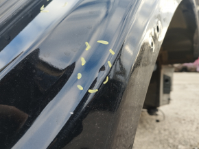 Quarter wing rear left BMW X5 F15 14-18 on the body, black, pokes