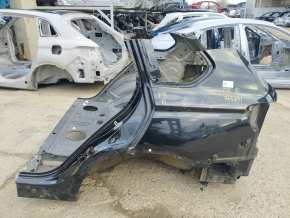 Quarter wing rear left BMW X5 F15 14-18 on the body, black, pokes
