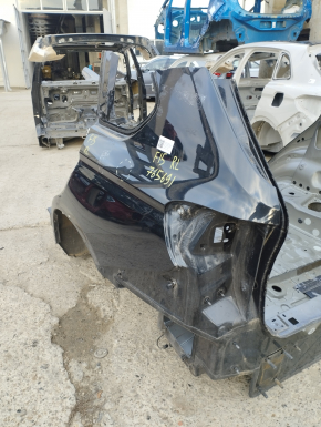 Quarter wing rear left BMW X5 F15 14-18 on the body, black, pokes