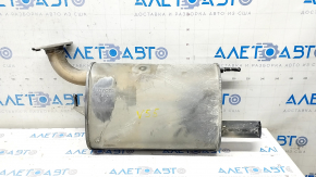 Muffler rear part with barrel Toyota Camry v55 15-17 2.5 usa without chrome tips