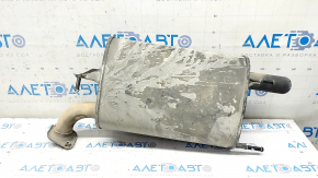 Muffler rear part with barrel Toyota Camry v55 15-17 2.5 usa without chrome tips