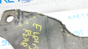 Rear beam protection Hyundai Elantra AD 17-20 is pressed, torn