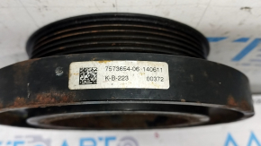 Crankshaft pulley BMW X5 F15 14-16 3.0T N55B30B, rusty