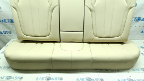Rear row of seats 2 row solid BMW X5 G05 19-22 for 2 rows, Canberra-Beige leather, scuffed