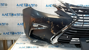 Front bumper assembly Lexus ES300h ES350 16-18 rest 14 positions